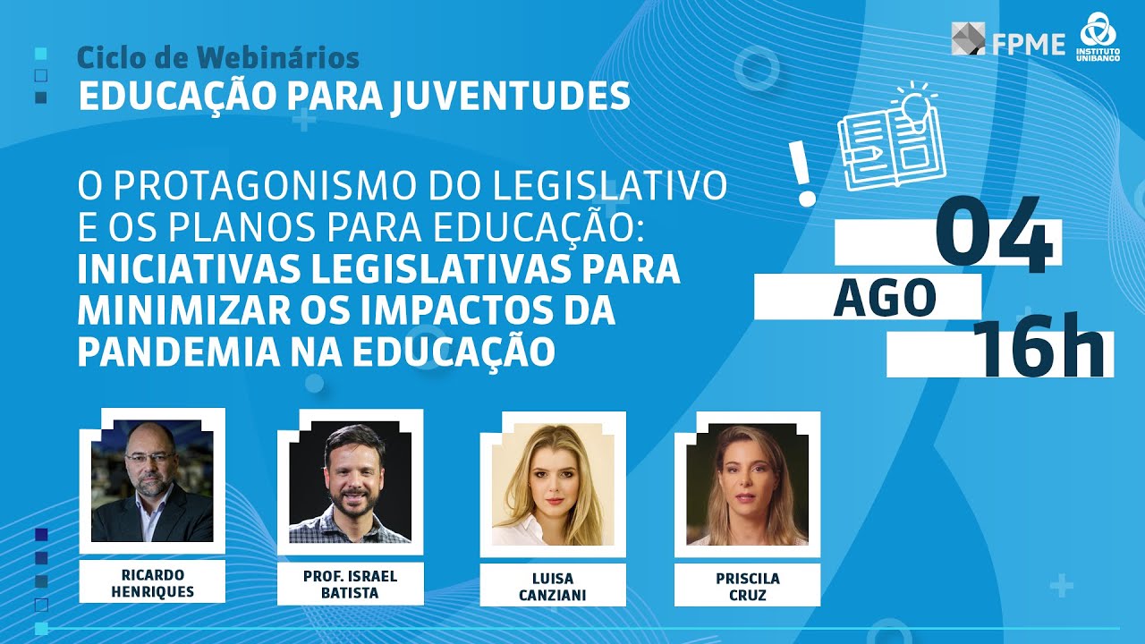 Iniciativas legislativas para minimizar impactos da pandemia na educação