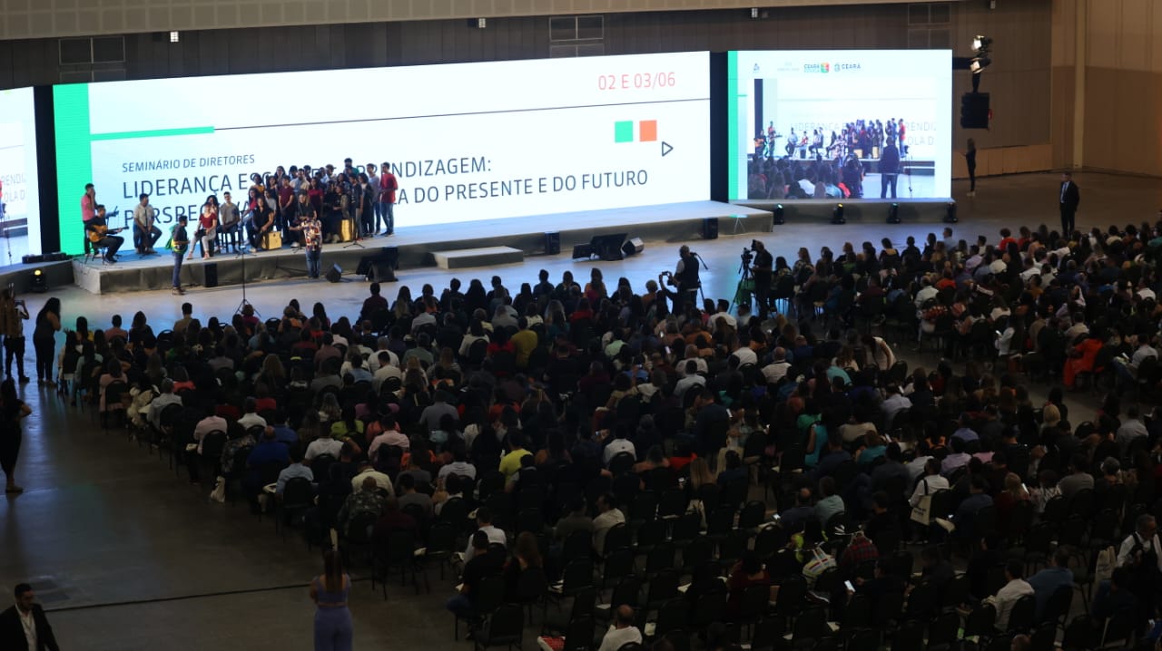 Seminário reforça protagonismo da equipe gestora das escolas e ações para a recomposição das aprendizagens no Ceará